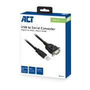 Image de ACT câble Série Noir 0,6 m USB Type-A DB-9 (EM1016)