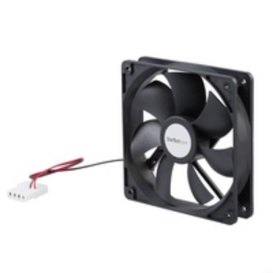Image de StarTech.com Ventilateur PC à Double Roulement à Billes - Alimentation LP4 - 120 mm (FANBOX12)