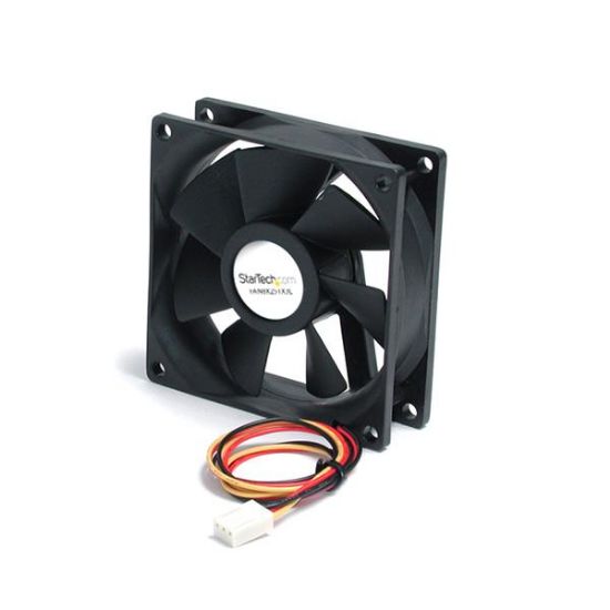 Image de StarTech.com Ventilateur PC Silencieux à Double Roulement à Billes - Alimentation TX3 - 80 mm (FAN8X25TX3L)