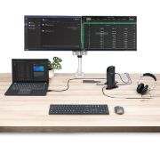 Image de StarTech.com Station d'Accueil pour Ordinateur Portable USB 3.0 à Double Écran avec HDMI et DVI/VGA, Hub USB-A 6x, GbE, Audio, Docking Station Universelle Type-A - Windows/ma ... (USB3SDOCKHD)