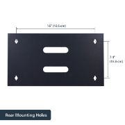 Image de StarTech.com Support de Réseau Mural 6U - Profondeur 14" (Low Profile) - Support Baie de Brassage 19" pour Serveur Peu Profond et Équipement IT, Switch Réseau - Poids Max 20kg ... (WALLMOUNT6)