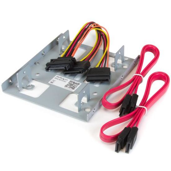 Image de StarTech.com Kit de Montage pour 2 Disques Durs 2,5" SATA dans Baie 3,5" (BRACKET25X2)