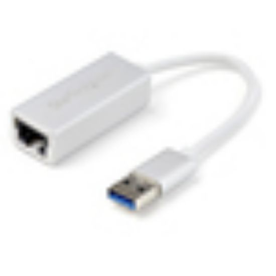 Image de StarTech.com Adaptateur réseau USB 3.0 vers Gigabit Ethernet - Argent (USB31000SA)