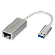 Image de StarTech.com Adaptateur réseau USB 3.0 vers Gigabit Ethernet - Argent (USB31000SA)