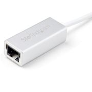 Image de StarTech.com Adaptateur réseau USB 3.0 vers Gigabit Ethernet - Argent (USB31000SA)