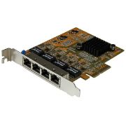 Image de StarTech.com Carte réseau PCI Express à 4 ports Gigabit Ethernet (ST1000SPEX43)