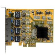 Image de StarTech.com Carte réseau PCI Express à 4 ports Gigabit Ethernet (ST1000SPEX43)