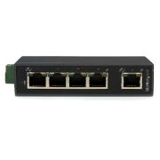 Image de StarTech.com Switch Ethernet industriel non géré à 5 ports - Commutateur réseau 10/100 a montage sur rail DIN (IES5102)