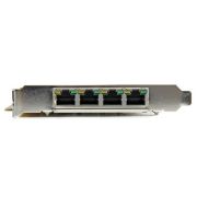 Image de StarTech.com Carte réseau PCIe à 4 ports Gigabit Power over Ethernet - NIC PCI Express PSE / PoE (ST4000PEXPSE)