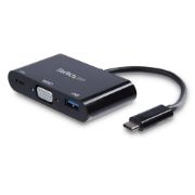 Image de StarTech.com Adaptateur multifonction USB-C vers VGA avec port USB-A et Power Delivery (CDP2VGAUACP)