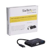 Image de StarTech.com Adaptateur multifonction USB-C vers VGA avec port USB-A et Power Delivery (CDP2VGAUACP)