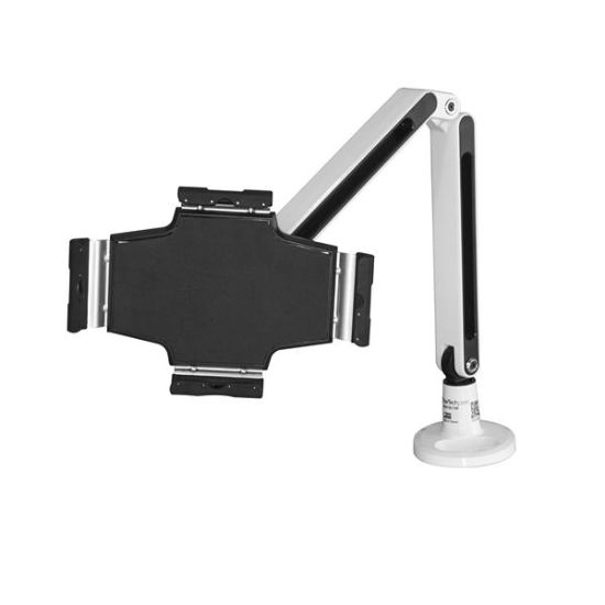 Image de StarTech.com Support de bureau pour tablette - Bras articulé - Support tablette pour iPad ou Android (ARMTBLTIW)