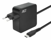 Image de ACT chargeur d'appareils mobiles Ordinateur portable, Smartphone, Tablette Noir Secteur Charge rapide Intérieure (AC2010)