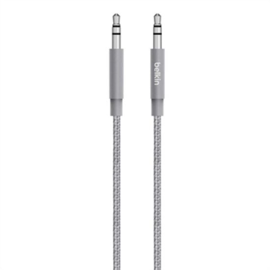 Image de Belkin câble audio 1,2 m 3,5mm Gris (AV10164BT04-GRY)