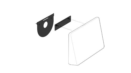 Image de Logitech Tap Wall Mount Support mural Noir (939-001817)