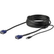 Image de StarTech.com Câble switch KVM USB VGA de 4,6 m pour consoles (RKCONSUV15)