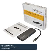 Image de StarTech.com Adaptateur Multiport USB C, Station d'Accueil USB-C Portable vers HDMI 4K, Hub USB 3.0 2 pts, SD/SDHC, GbE, 60W PD Pass-Through - USB Type-C/Thunderbolt 3 - REMP ... (DKT30CSDHPD)