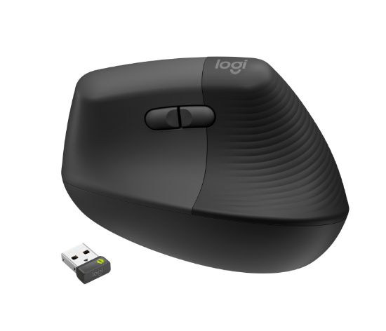 Image de Logitech Lift for Business souris Bureau Droitier RF sans fil + Bluetooth Optique 4000 DPI (910-006494)