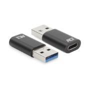 Image de ACT Adaptateur USB-A mâle vers USB-C femelle (AC7376)