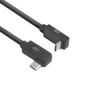 Image de ACT Câble USB 3.0 10 Gbit/s 60 W USB Type-C (coudé vers la gauche/droite) vers USB Type-C (coudé vers le haut/bas), 0,5 mètre (AC7480)