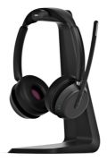 Image de EPOS IMPACT 1061 Casque Sans fil Arceau Bureau/Centre d'appels Bluetooth Socle de chargement Noir (1001135)