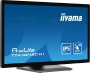 Image de iiyama ProLite écran plat de PC 60,5 cm (23.8") 1920 x 1080 pixels Full HD LED Écran tactile Noir (T2438MSC-B1)