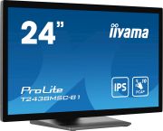 Image de iiyama ProLite écran plat de PC 60,5 cm (23.8") 1920 x 1080 pixels Full HD LED Écran tactile Noir (T2438MSC-B1)