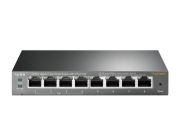 Image de TP-Link TL-SG108PE Géré L2 Gigabit Ethernet (10/100/1000) Connexion Ethernet, supportant l'alimentation via ce port (PoE) Noir (TL-SG108PE V2)