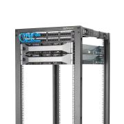 Image de StarTech.com Rack Serveur Mobile 15U 4 Poteaux, Rack Réseau 19" 4 Poteaux avec Roulettes, Rack Roulant avec Profondeur Ajustable pour PC/AV/Données/Informatique - Roulettes, ... (4POSTRACK15U)