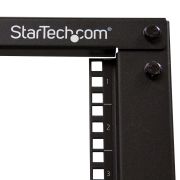 Image de StarTech.com Rack Serveur Mobile 15U 4 Poteaux, Rack Réseau 19" 4 Poteaux avec Roulettes, Rack Roulant avec Profondeur Ajustable pour PC/AV/Données/Informatique - Roulettes, ... (4POSTRACK15U)