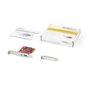 Image de StarTech.com Carte PCIe à 2 ports - USB-A et USB-C, 10 Gbps - Adaptateur de carte contrôleur hôte PCI Express Type C / A USB 3.2 Gen 2 - Carte d'extension d'extension PCIe U ... (PEXUSB311AC3)