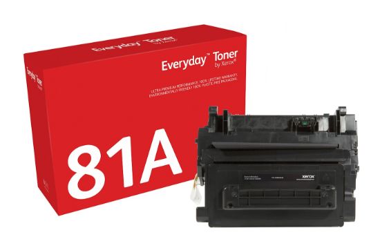 Image de Toner Everyday™ _OEM_NAME_ Noir de Xerox compatible avec HP 81A (CF281A), Capacité standard (006R03648)