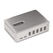 Image de StarTech.com hub & concentrateur USB 3.2 Gen 2 (3.1 Gen 2) Type-C 10000 Mbit/s Argent (10G5A2CS-USB-C-HUB)