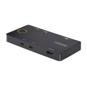 Image de StarTech.com commutateur écran, clavier et souris Noir (C2-H46-UC2-PD-KVM)