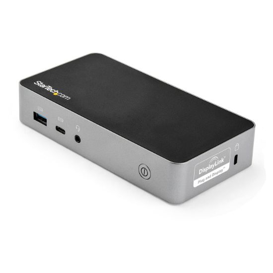 Image de StarTech.com Dock USB-C - Station d'Accueil à Double Écran 1080p HDMI - 65W Power Delivery - 1x USB-C, 3x USB-A, Ethernet - Dock Dual Vidéo USB 3.1 Gen 1 Type-C - Mac & Windo ... (DK30CHHPDEU)