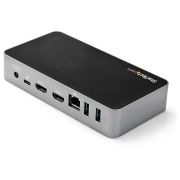 Image de StarTech.com Dock USB-C - Station d'Accueil à Double Écran 1080p HDMI - 65W Power Delivery - 1x USB-C, 3x USB-A, Ethernet - Dock Dual Vidéo USB 3.1 Gen 1 Type-C - Mac & Windo ... (DK30CHHPDEU)