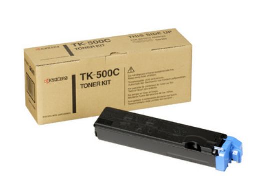 Image de KYOCERA TK-500C Cartouche de toner 1 pièce(s) Original Cyan (WHSW)