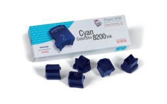 Image de Xerox GENUINE 5 CYAN COLORSTIX 8200 INK bâton d'encre (016204500)