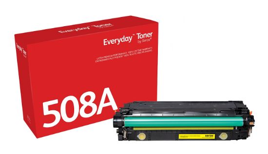 Image de Toner Everyday™ _OEM_NAME_ Jaune de Xerox compatible avec HP 508A (CF362A), Capacité standard (006R03795)