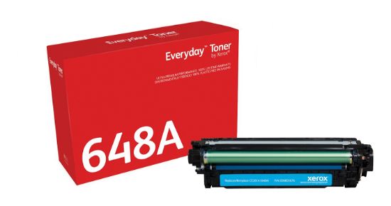 Image de Toner Everyday™ _OEM_NAME_ Cyan de Xerox compatible avec HP 648A (CE261A), Capacité standard (006R03676)