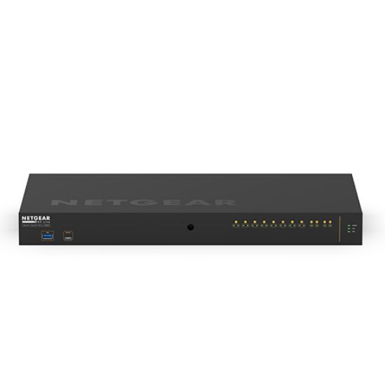 Image de NETGEAR M4250-10G2XF-PoE++ Géré L2/L3 Gigabit Ethernet (10/100/1000) Connexion Ethernet, supportant l'alimentation via ce port (PoE) 1U Noir (GSM4212UX-100EUS)