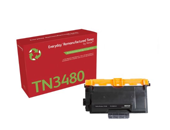 Image de Toner remanufacturé Mono Everyday™ de Xerox compatible avec Brother TN3480, Grande capacité (006R03618)