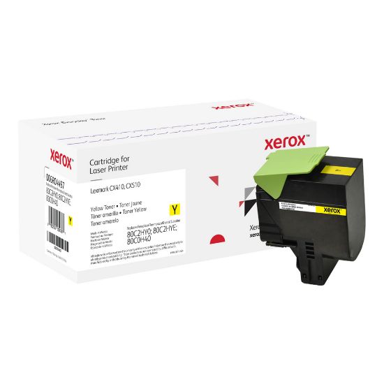 Image de Toner Jaune Everyday™ de Xerox compatible avec Lexmark 80C2HY0/80C2HYE/80C0H40, Grande capacité (006R04497)