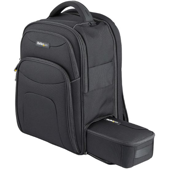 Image de StarTech.com Sac à Dos Ordinateur Portable 15,6 pouces avec Compartiments Amovible pour Accessoires - Sac Informatique Professionnel High Tech - Pour Tous Déplacements - Résis ... (NTBKBAG156)