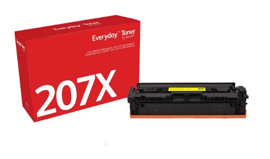 Image de Toner Everyday™ _OEM_NAME_ Jaune de Xerox compatible avec HP 207X (W2212X), Grande capacité (006R04198)