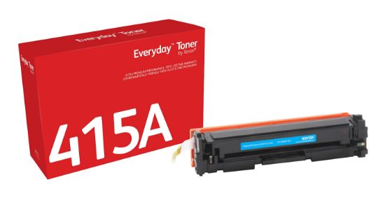 Image de Toner Everyday™ _OEM_NAME_ Cyan de Xerox compatible avec HP 415A (W2031A), Capacité standard (006R04185)