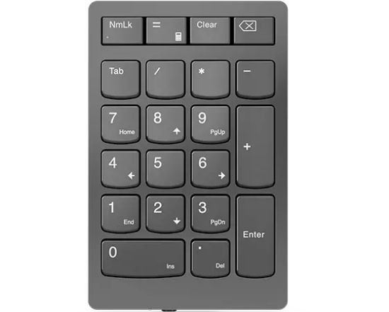 Image de Lenovo clavier numérique Universel RF sans fil Gris (4Y41C33791)