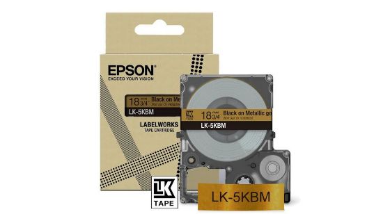 Image de Epson LK-5KBM Noir, Or (C53S672093)