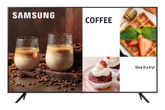 Image de Samsung BE55C-H Écran plat de signalisation numérique 139,7 cm (55") LED Wifi 4K Ultra HD Noir Intégré dans le processeur Tizen (LH55BECHLGUXEN)