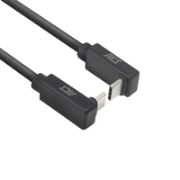 Image de ACT Câble USB 3.0 10 Gbit/s 60 W USB Type-C (coudé vers le haut/bas) vers USB Type-C (coudé vers le haut/bas), 0,5 mètre (AC7476)
